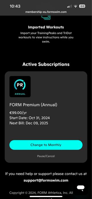 Óculos natação Form Smart Swim 2