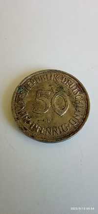 50 pfennig Niemcy Deutschland litera F 1982 rok
