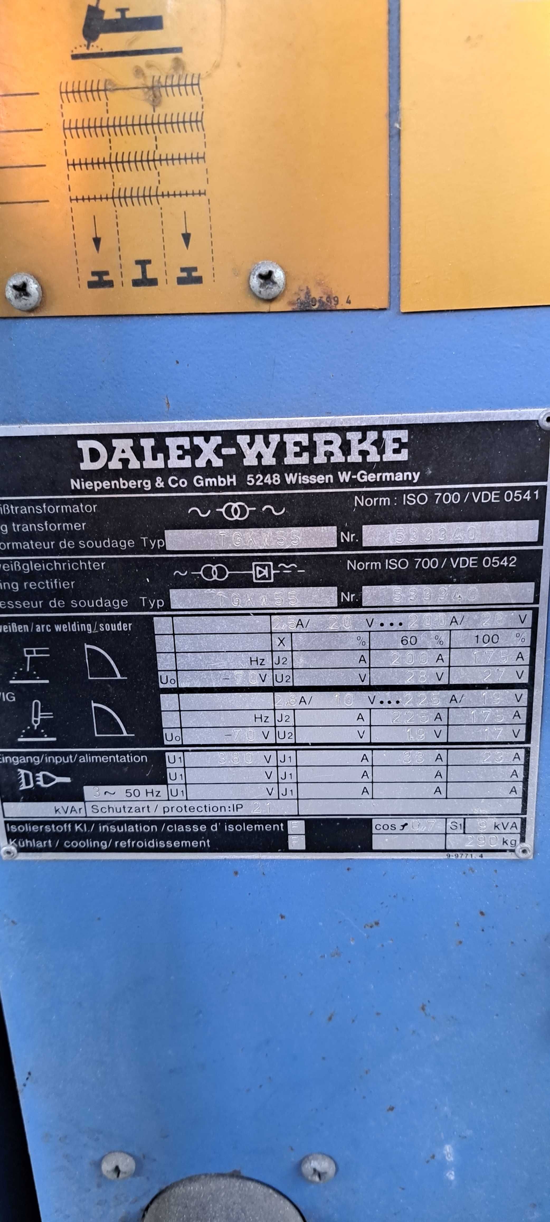DALEX TGKW 55 PROFESJONALNE  Urządzenie spawalnicze TIG, spawarka