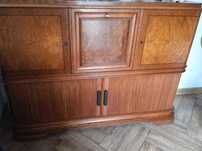 Komoda dębowa bufet lata 30-te roletowa unikat orzech art deco.Okazja.