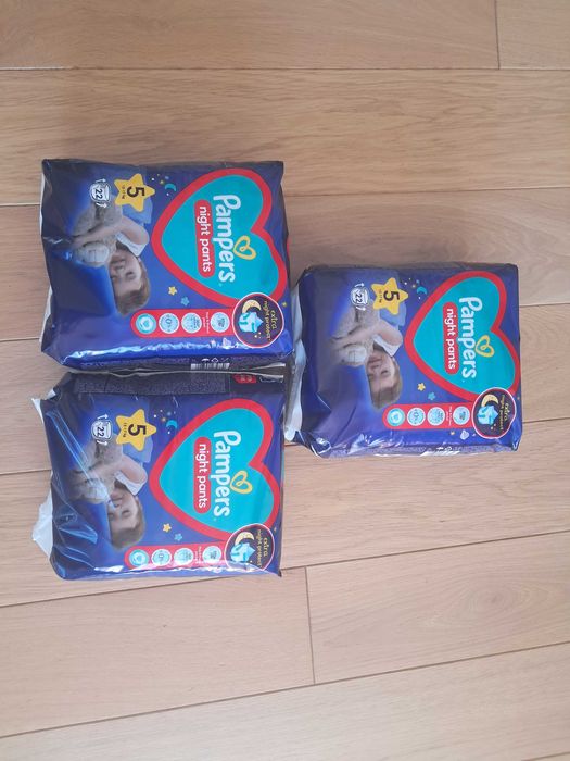 Pampers night pants 5 Pieluchomajtki 3op x 22szt dla 12-17kg