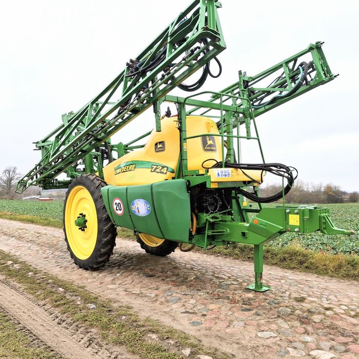 Opryskiwacz John Deere 724 Arag 2500l 24/21m Górny Zaczep Skrętny Igła