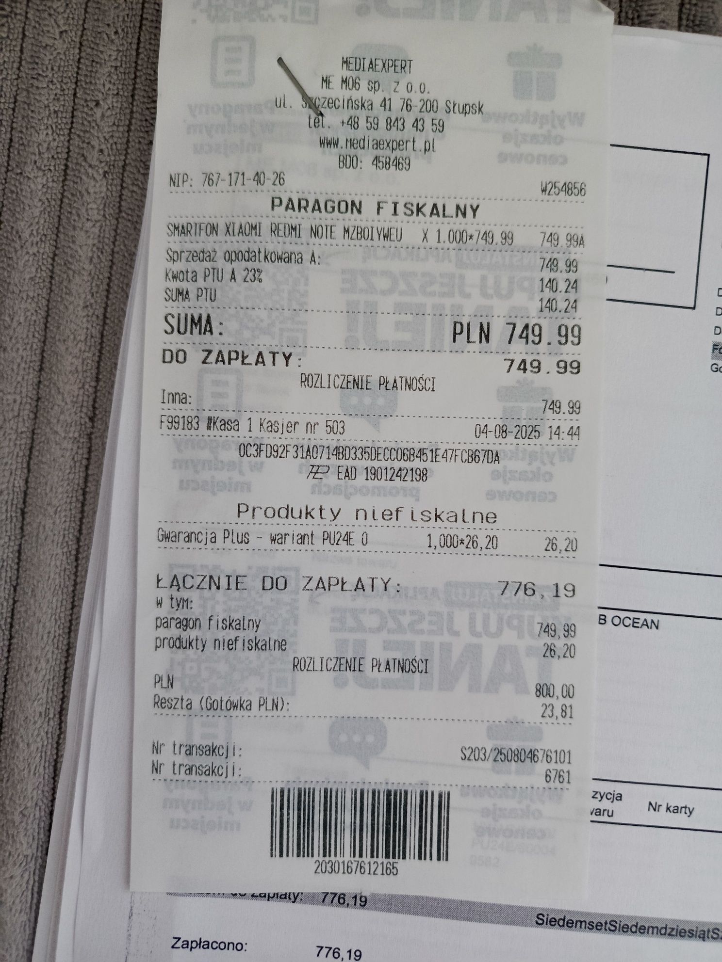 Redmi note 14 telefon