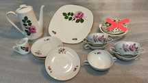 Porcelana Wawel Poland i Winterling Roslau Bavaria motyw róże