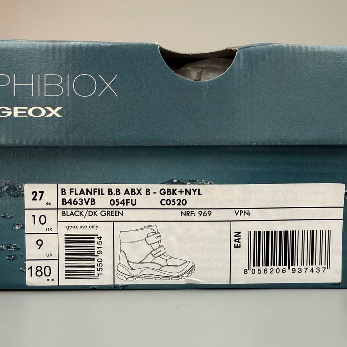 Зимові черевики Geox Flanfil 27 р. чоботи черевики