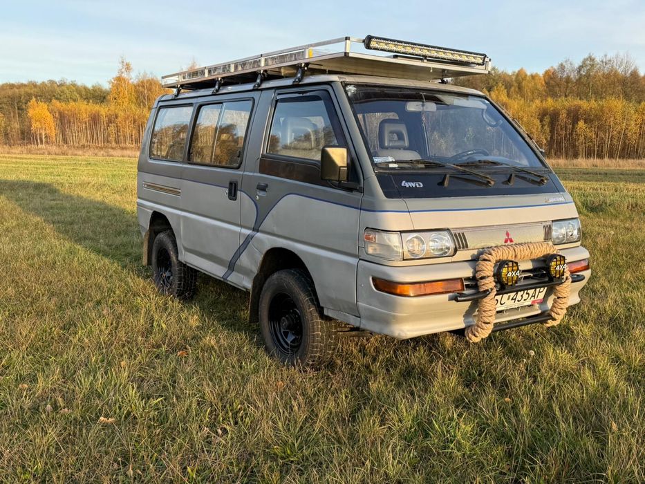 Mitsubishi L300 offroad camper 2.5td 4x4 reduktor 8-osobowy zamiana