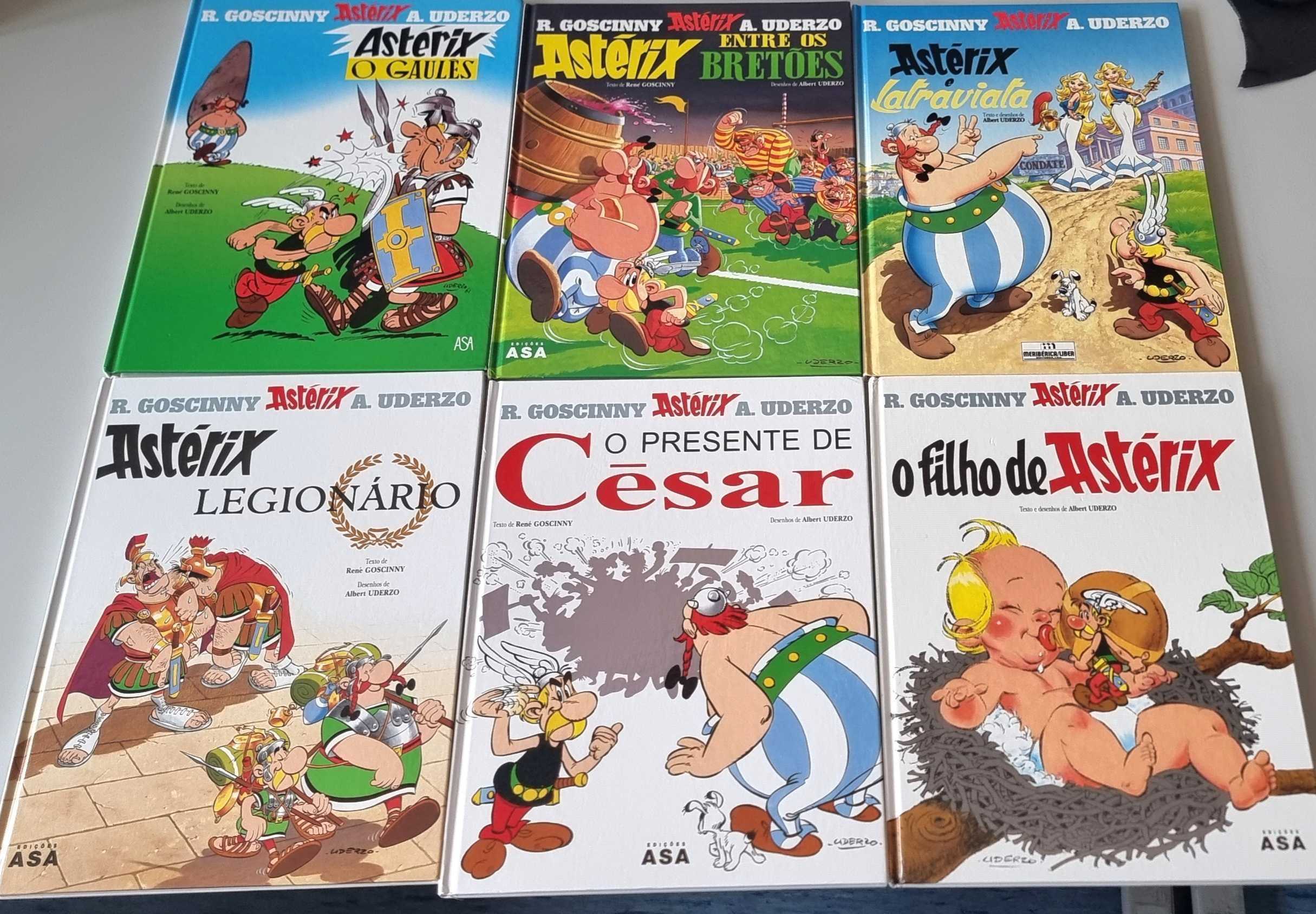 Astérix - 6 vols. NOVOS