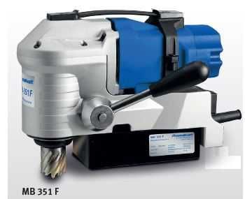 Furadora Coluna Engenho Braço Base Magnética 35mm Furo c/ LED