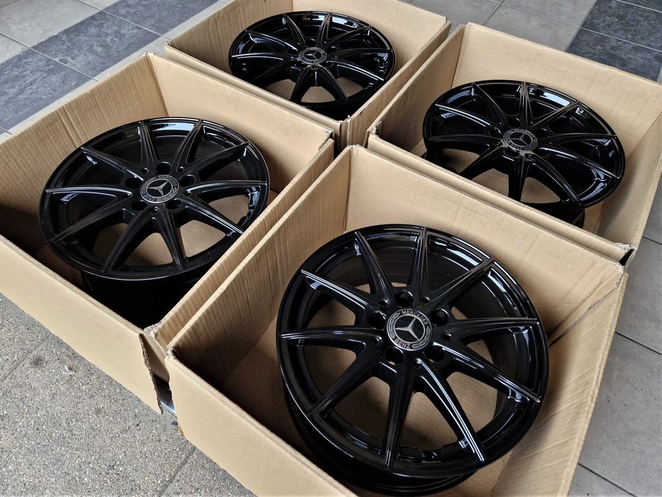 Alufelgi 16 5x112 Czarne Mercedes A B C CLA V Vito Viano i inne ! 768#