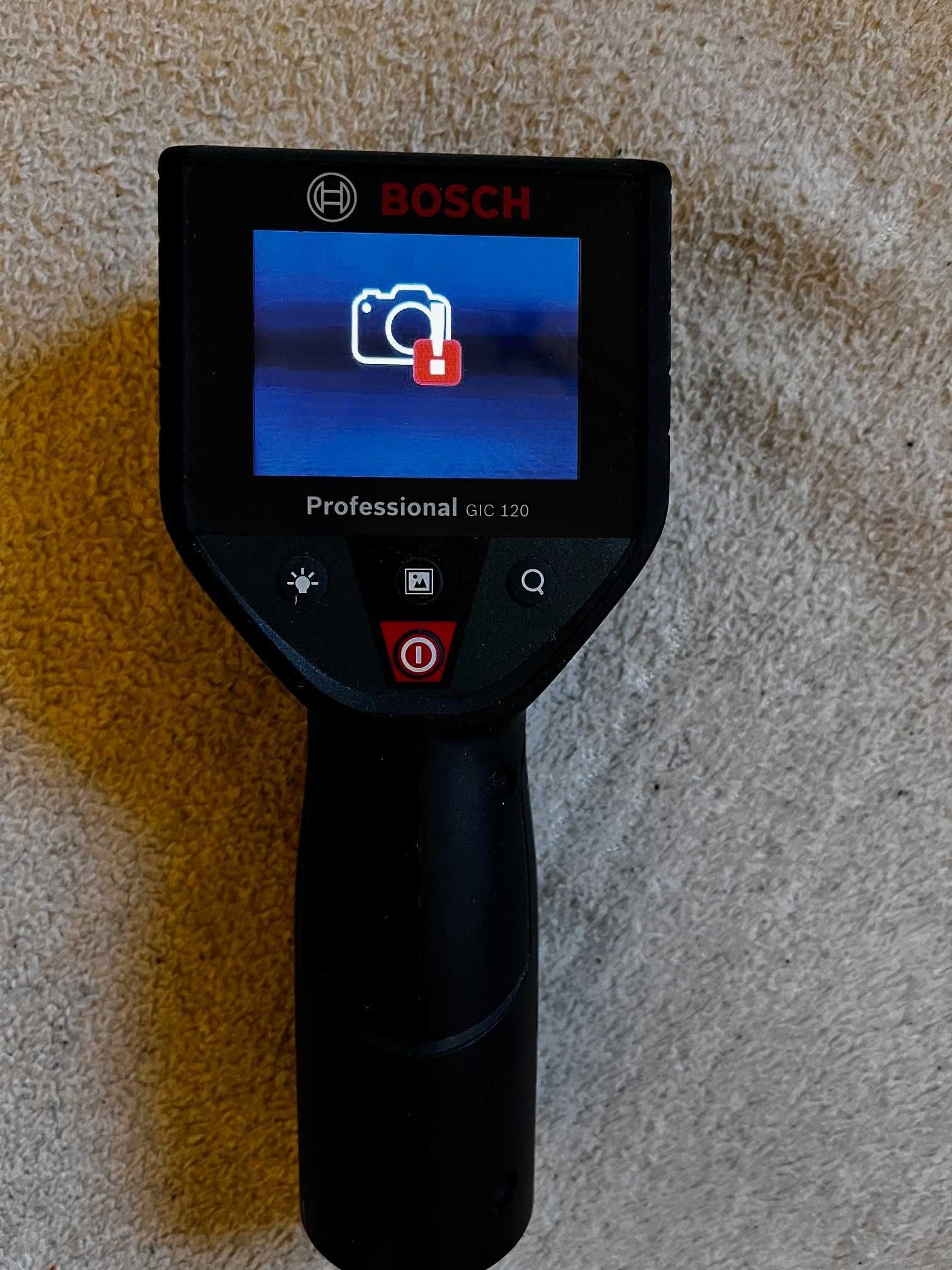 BOSCH GIC 120 kamera inspekcyjna korpus monitor