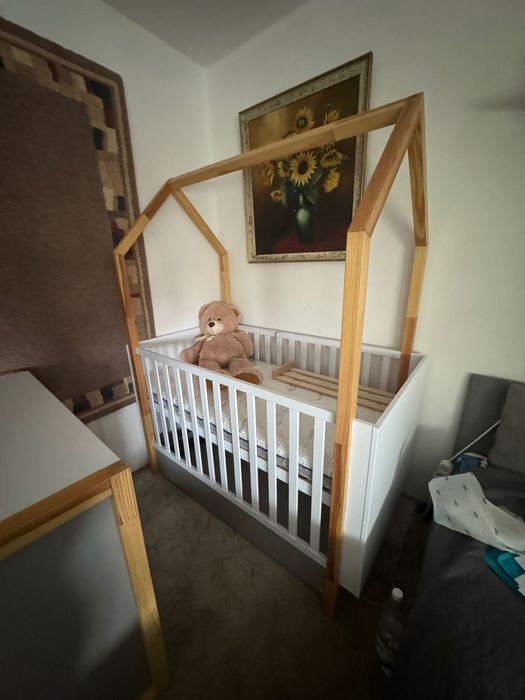 Łóżeczko i komodę Bellamy Pinette Montessori