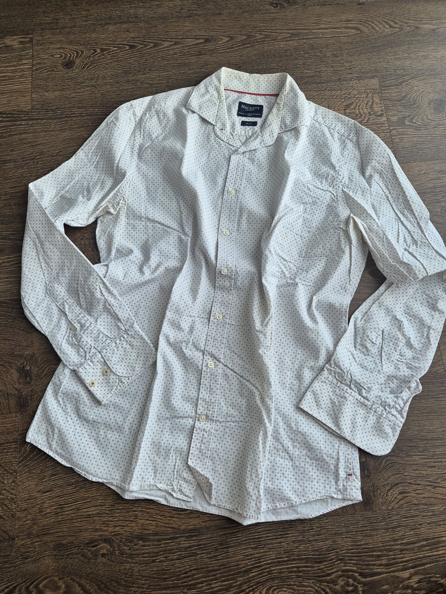 Hackett london large L slim fit koszula męska w kratę
