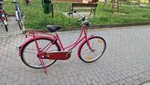 Rower miejski Gazelle damka holenderski 28" pink różowa