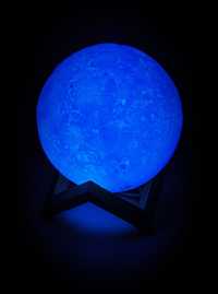 Lampka Lampa Nocna Księżyc Dotykowa Kolorowa 3D