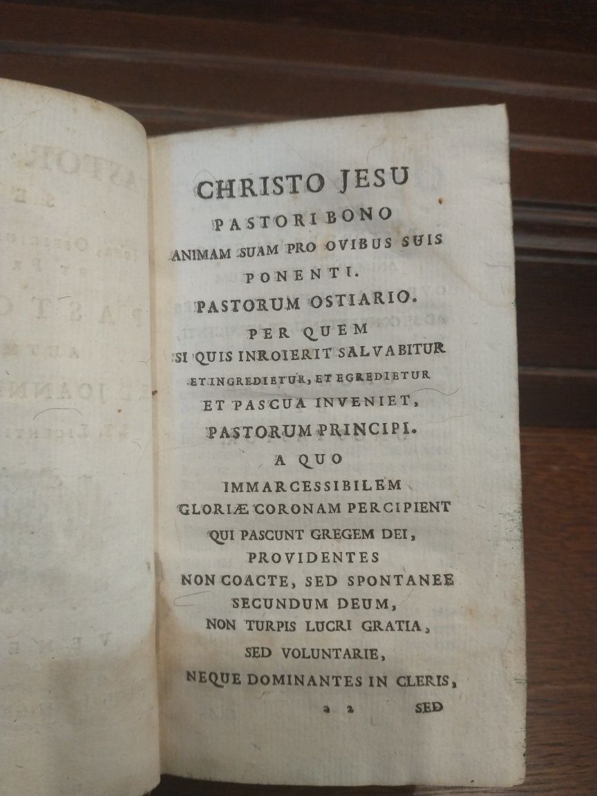 Starodruk, pt. "Pastor Bonus seu Idea, Officium, Spiritus..." 1783 rok