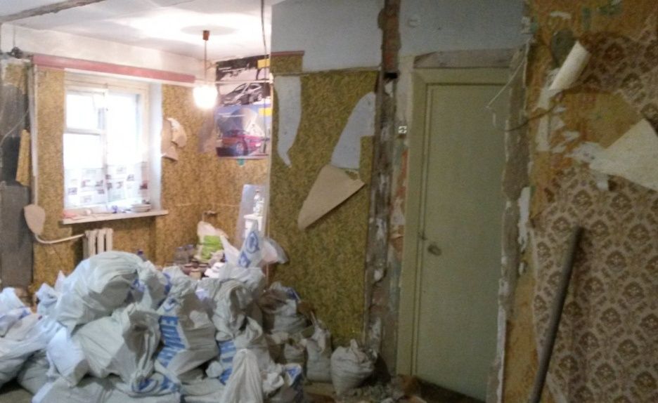 Проводимо демонтажні роботи