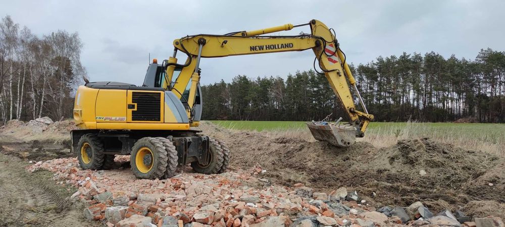 Utwardzanie nawierzchni dróg parkingów wyburzenia rozbiórki tłuczeń