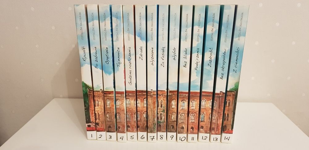 Szpital św. Hallvarda-komplet książek.