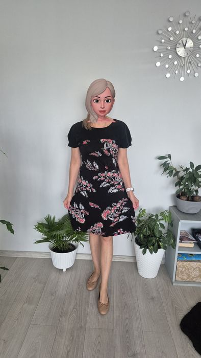 letnia sukienka kwiaty  oasis rozm. L