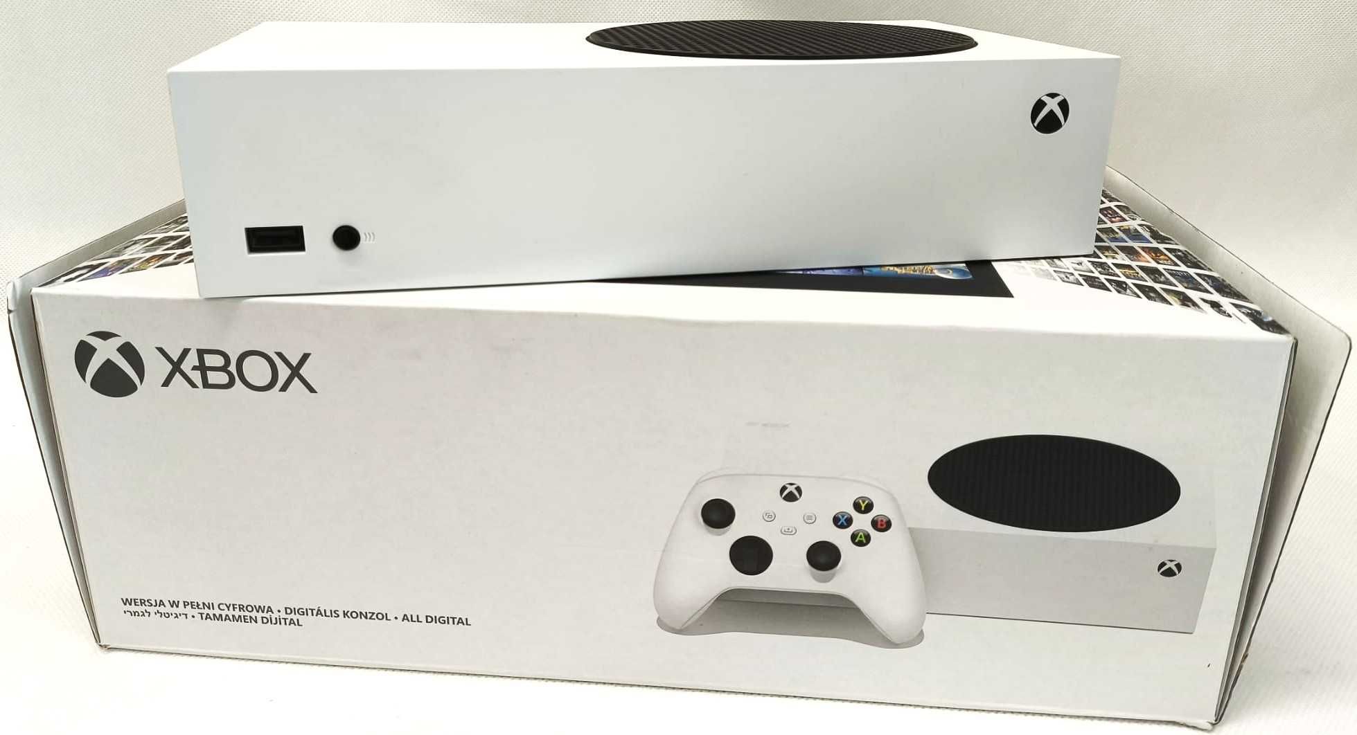 Konsola XBOX Series S 512GB cyfrowa 2 x PAD + stacje ładowania GWARANC