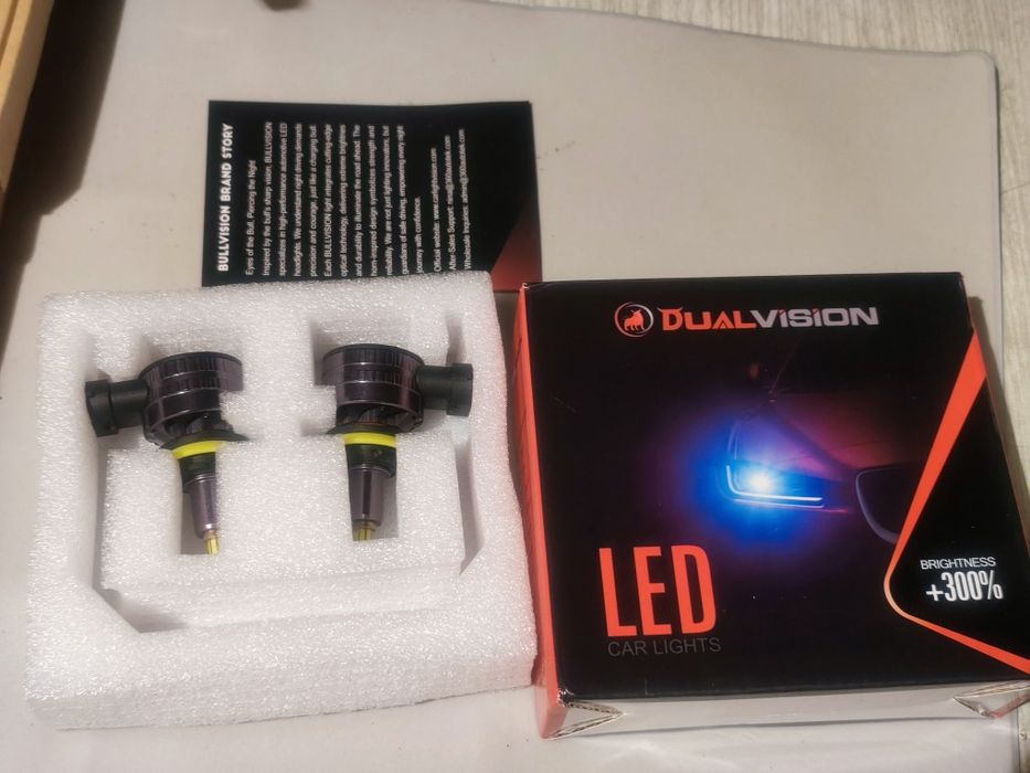 Żarowki samochodowe dualvision   LED H9 nowe
