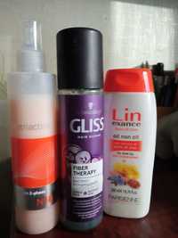 Кондиционер для волос Gliss Fiber Therapy, флюид Oil non oil