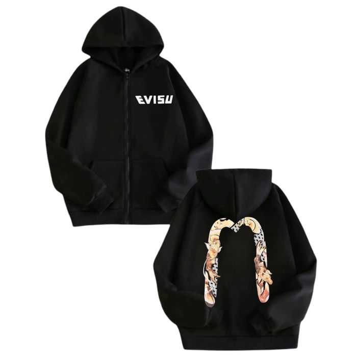 Зип-Худи Evisu Logo евису кофта толстовка лонгслив джинсы свитшот