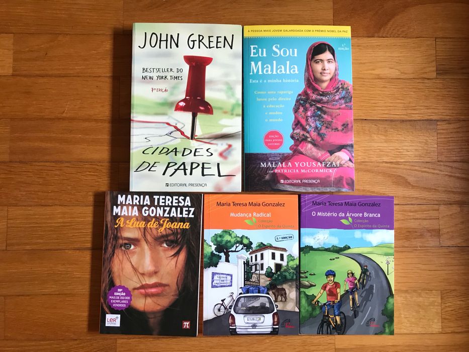 John Green, Malala, M.T. Maia Gonzalez NOVOS