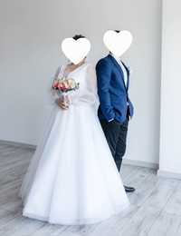 Плаття весільне, плаття для нареченої, плаття пишне, біле плаття