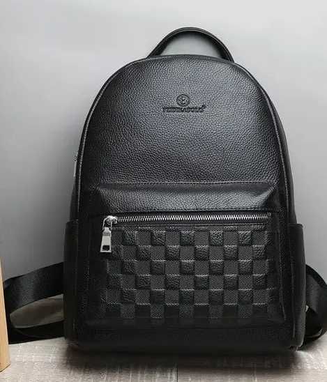 Чоловічий мужской рюкзак портфель ранець сумка з натуральної шкіри