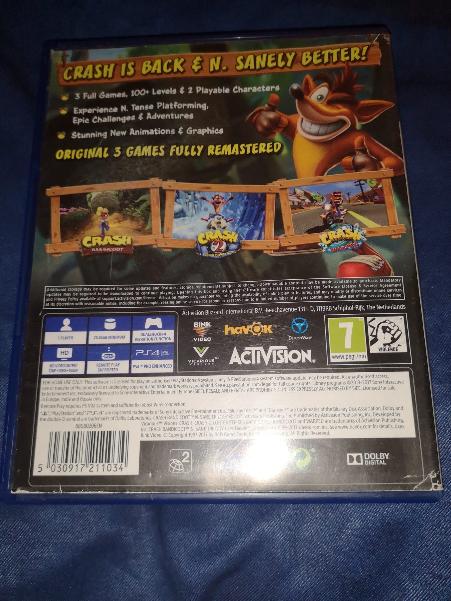Crash banicoot ps4