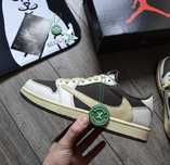 Акція! Nike Air Jordan 1 Low Travis Scott Beige Brown