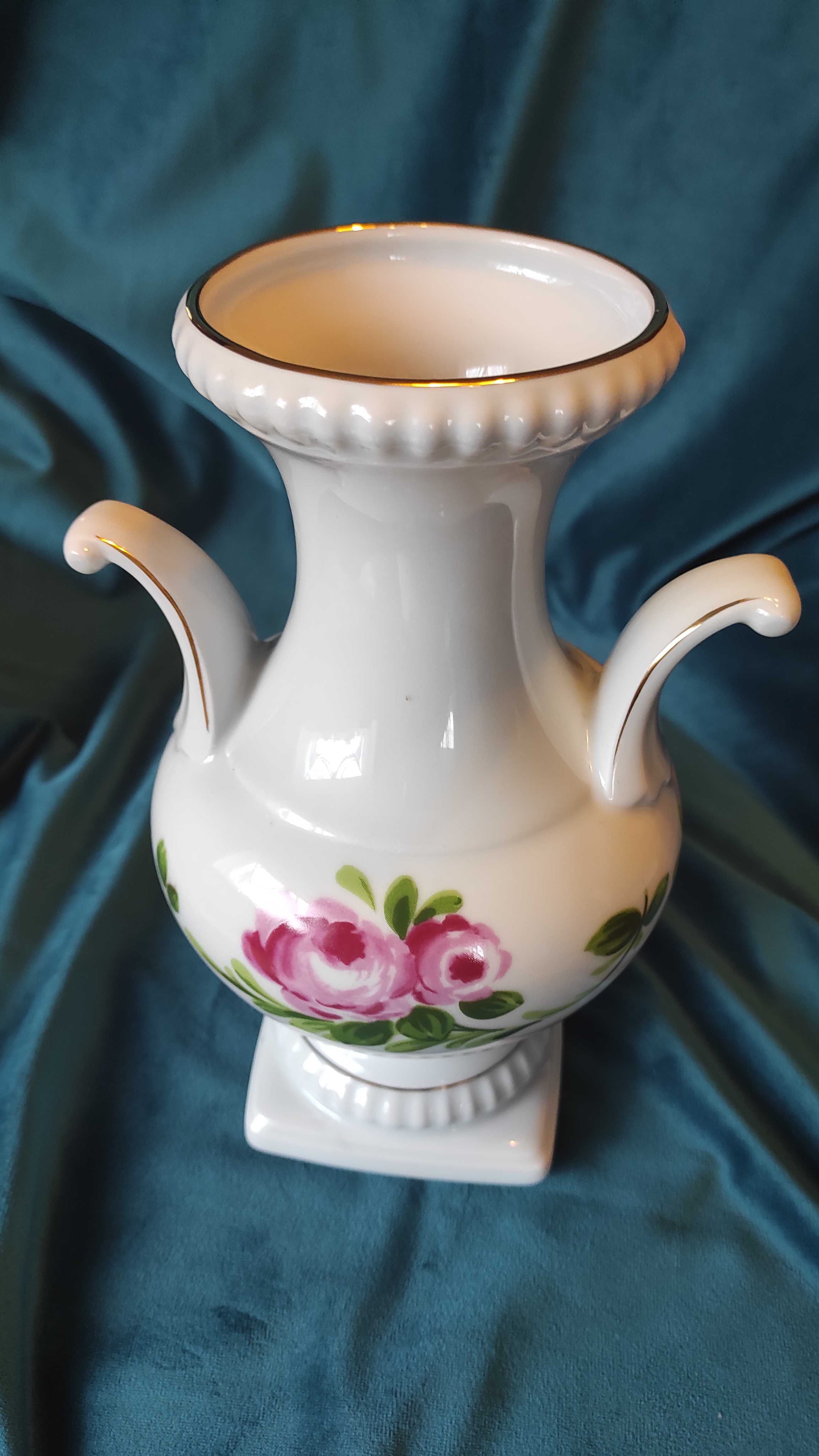 Komplet 2 piękne wazony amfora. Porcelana Bareuther Bavaria