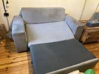 Sofa rozkładana sprawna do odświeżenia