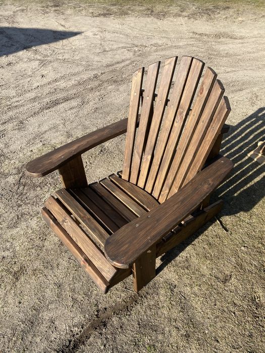 Fotel ogrodowy drewniany