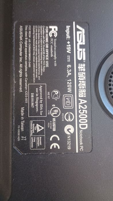 Klawiatura do laptopa Asus A2500D