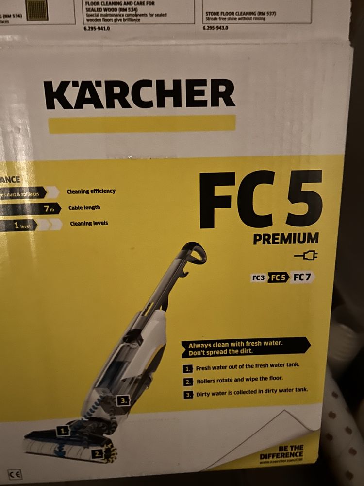 Mop Karcher FC5 Premium jak nowy gwarancja.