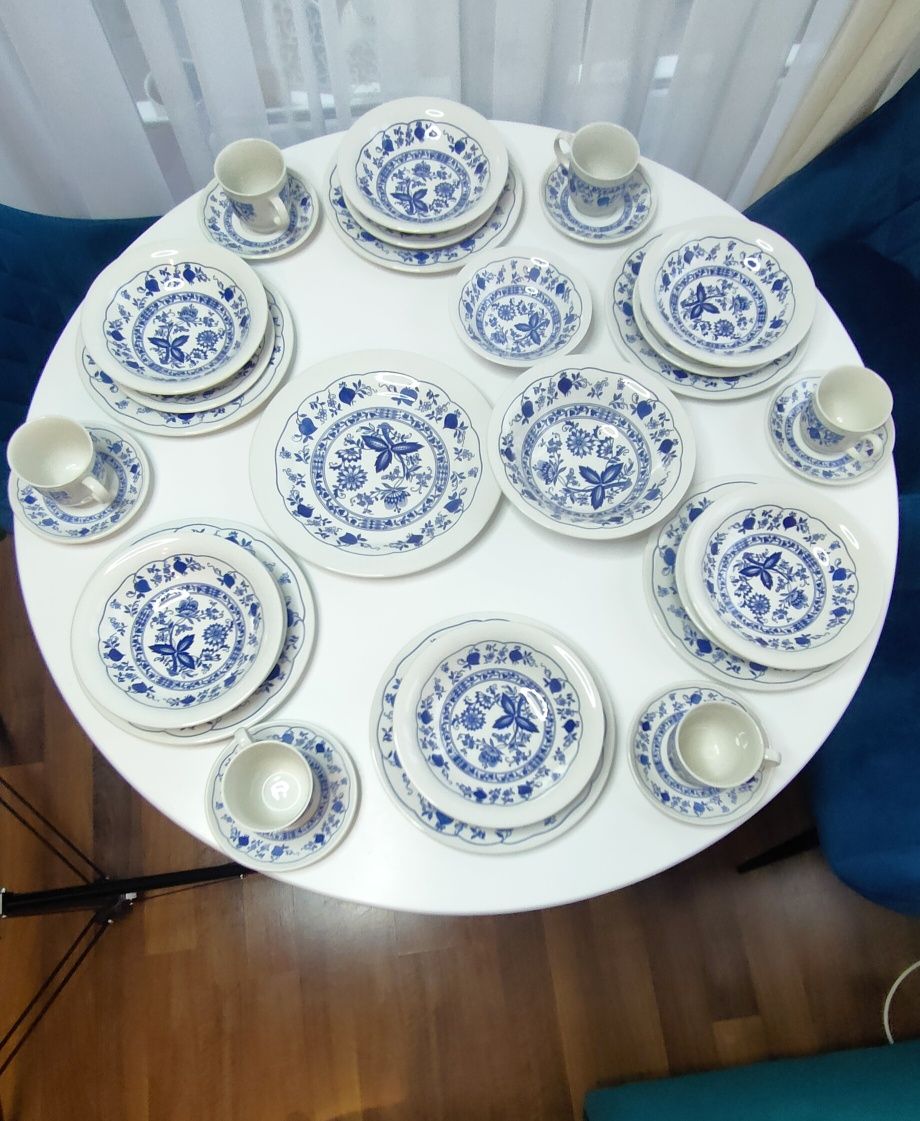 Zestaw porcelany StaffordShire Tableware England 6 osób 38el