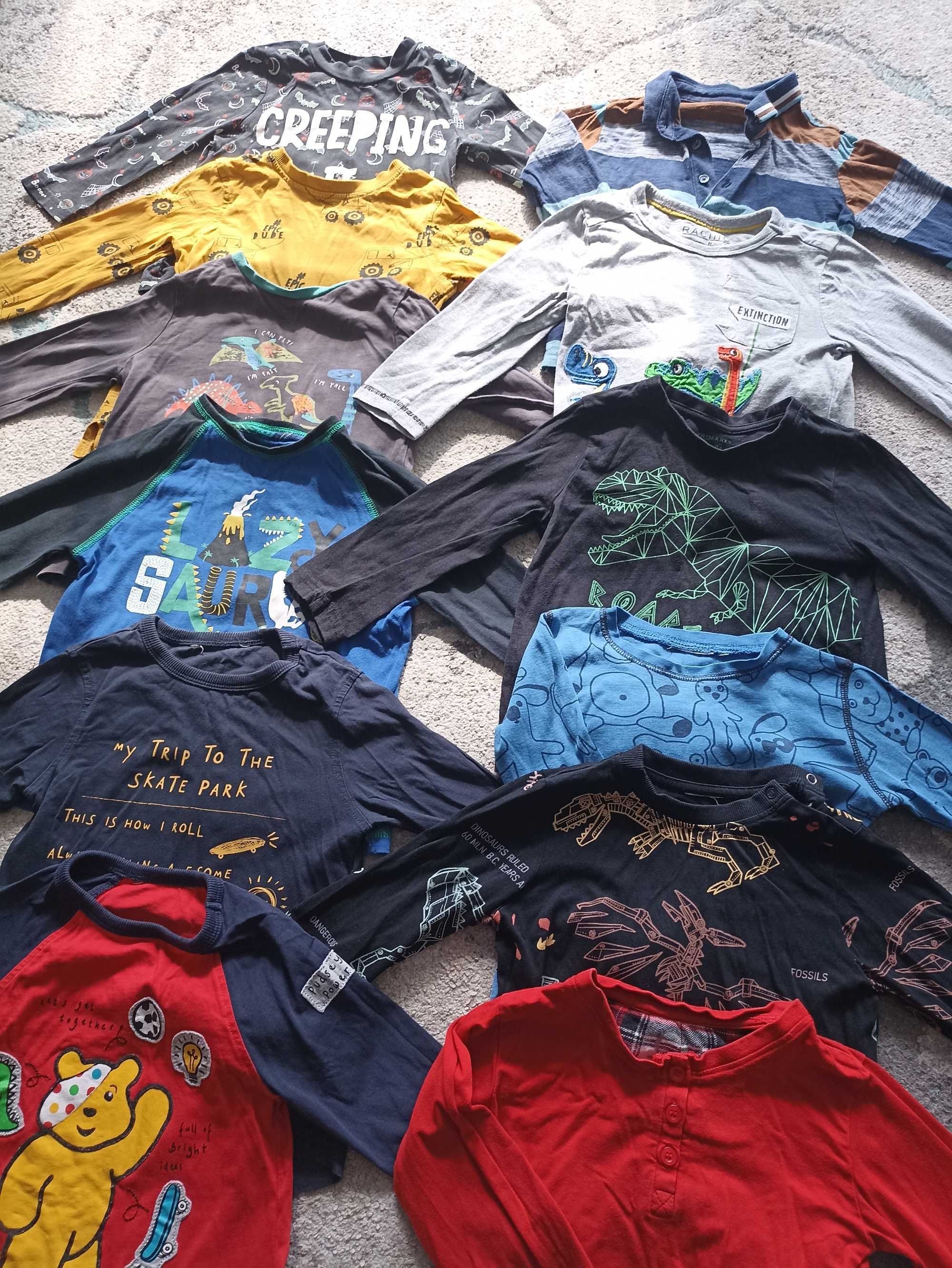 Duży zestaw paka ubrań dla chłopca 98