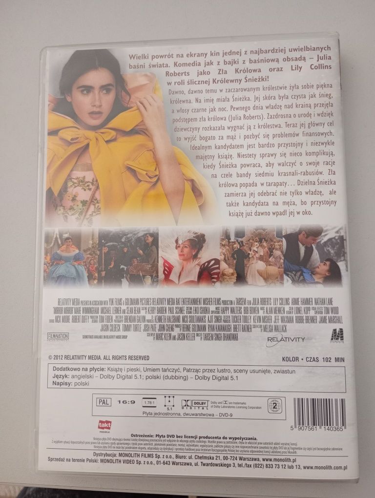 Królewna Śnieżka Dvd