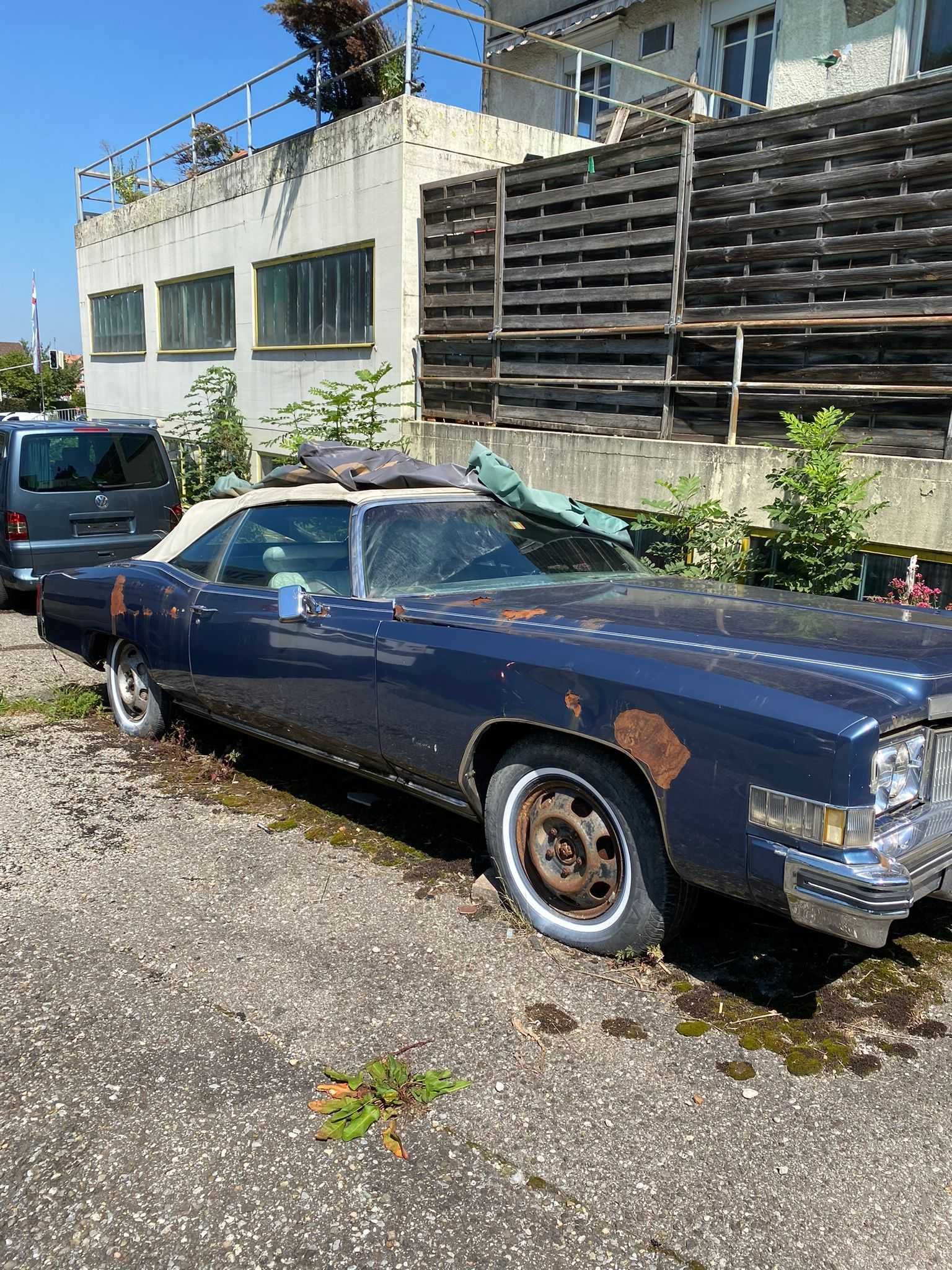 cadillac eldorado 8,2 cabriolet 74r. maska silnika