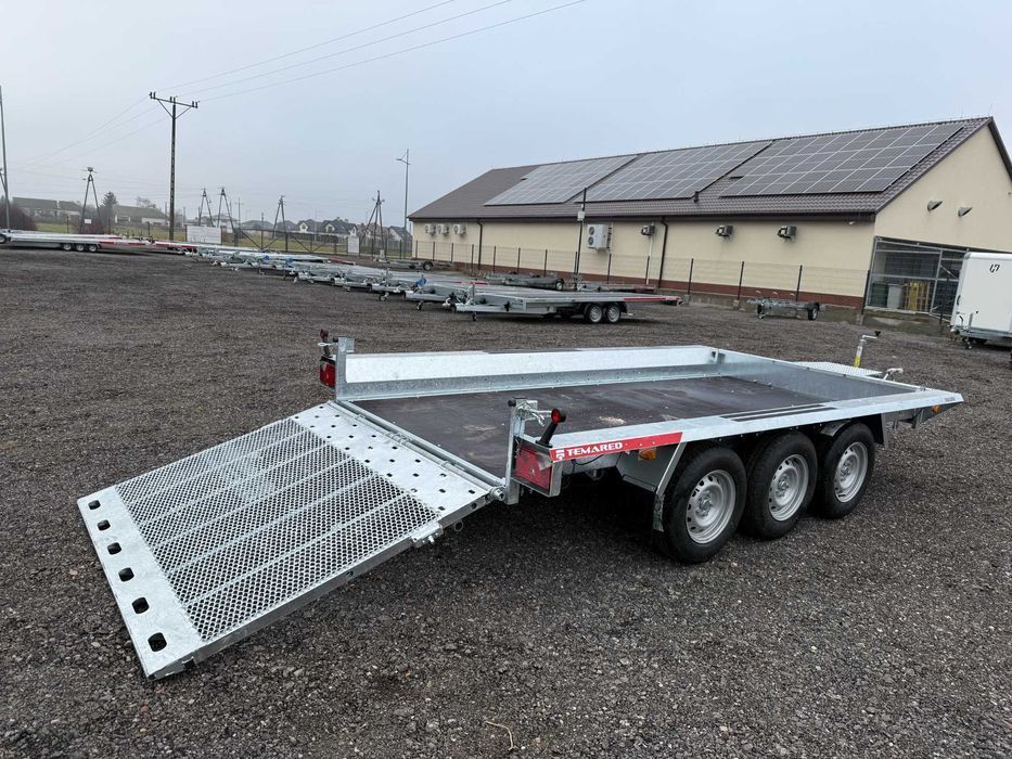 Przyczepa pod minikoparkę 400x182 TEMARED BUILDER4018 DMC3.5T KOŁA R14