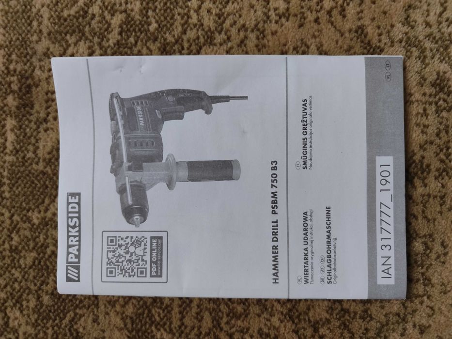 Wiertarka udarowa Parkside PSBM 750 B3