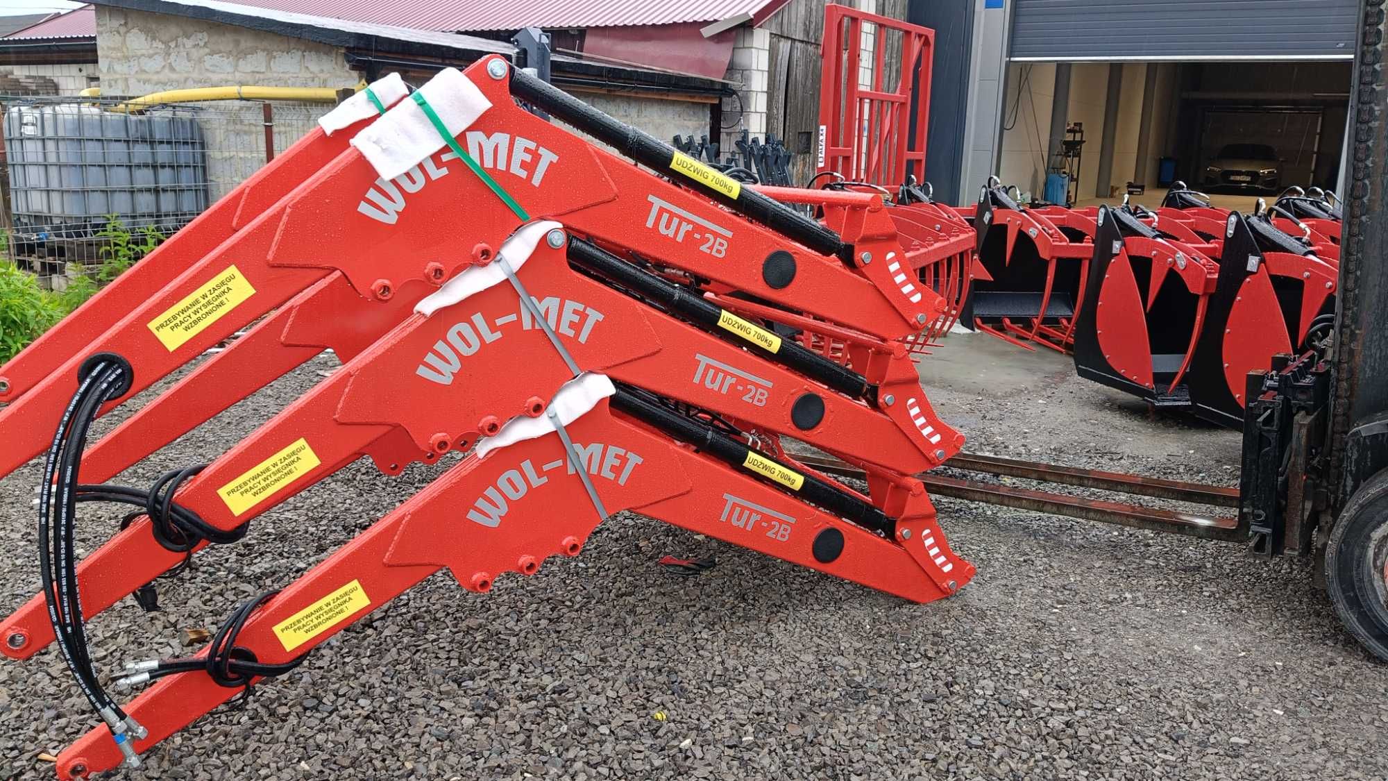 Ładowacz czołowy TUR euroramka Agro MAX Wol Met 2b C-330 C-360 MF T25