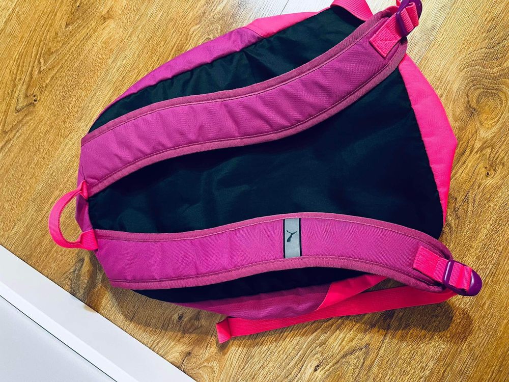Rozowy fioletowy plecak puma dziewczecy szkolny torba