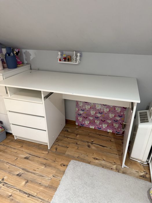 Biurko 100 zl biale  tylko dzisiaj pilne