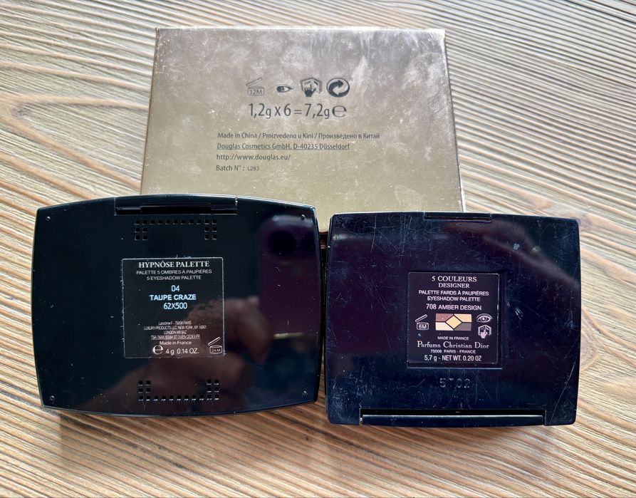 Paletki cieni Lancome i Douglas