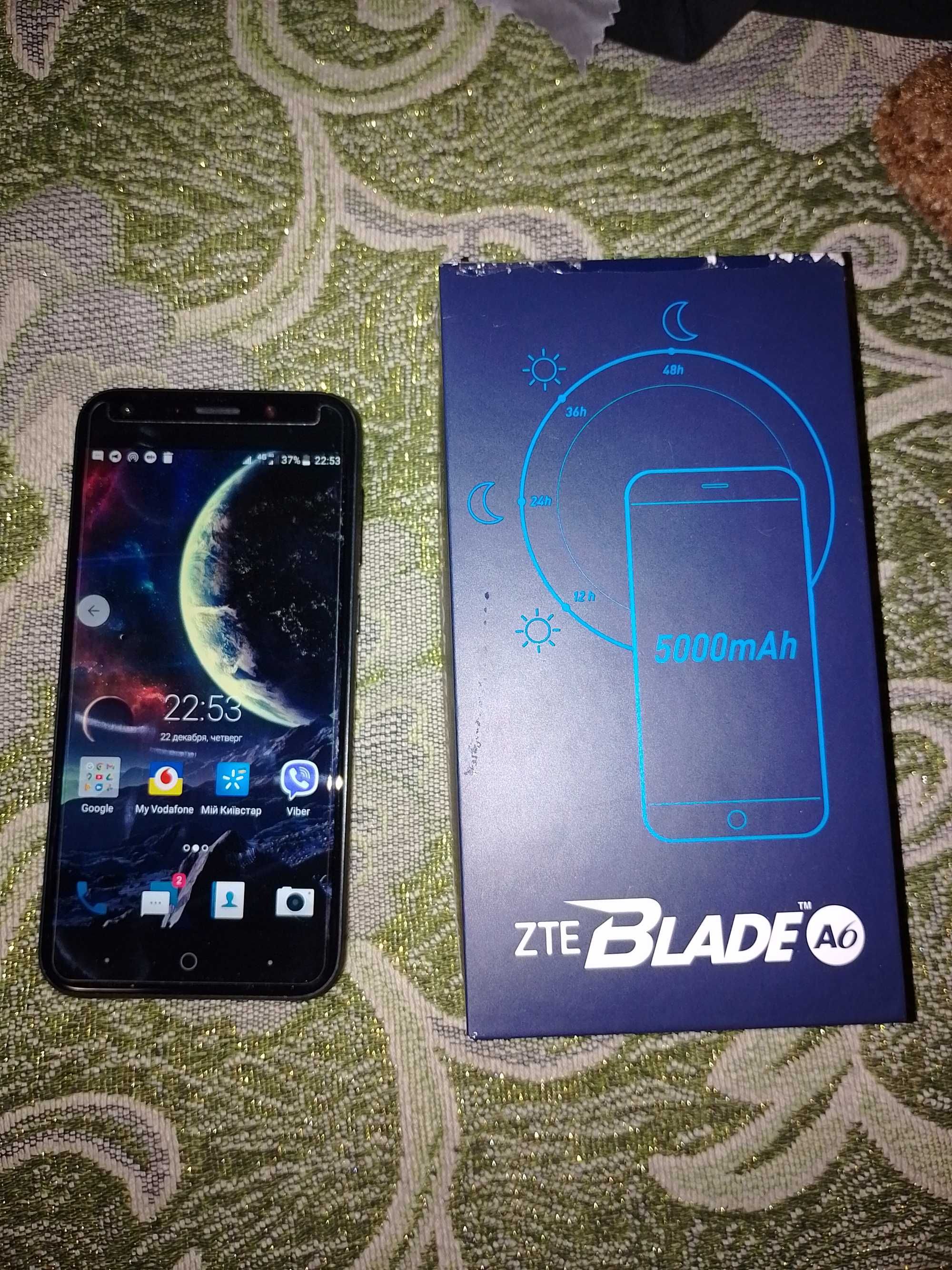 ZTE blade A6, 4g, 5000 mA