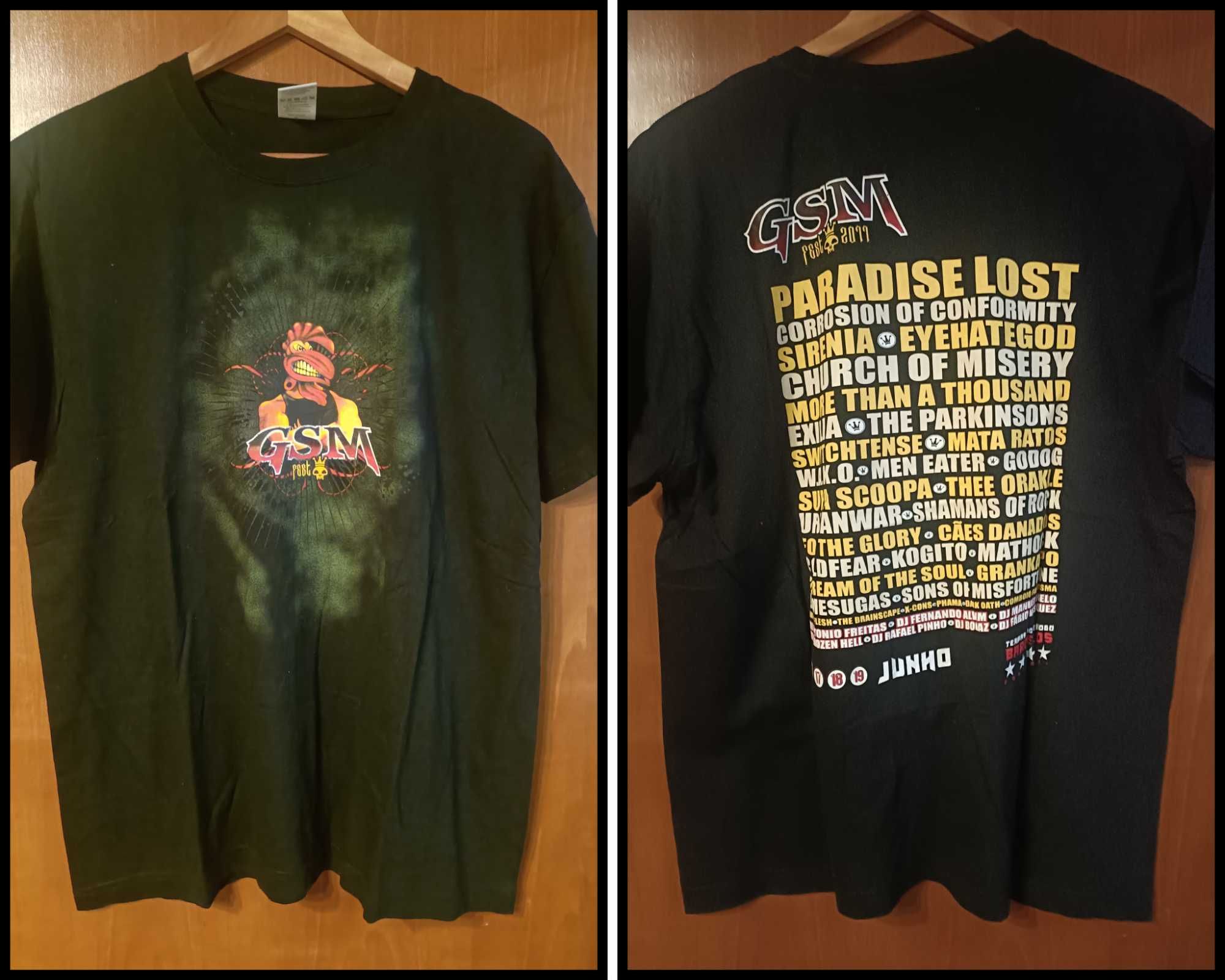 T-Shirts de Festivais de Metal