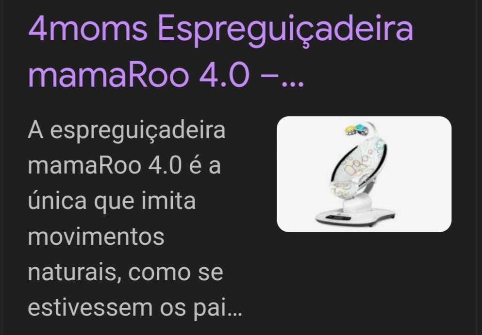 Espreguiçadeira 4moms 4.0